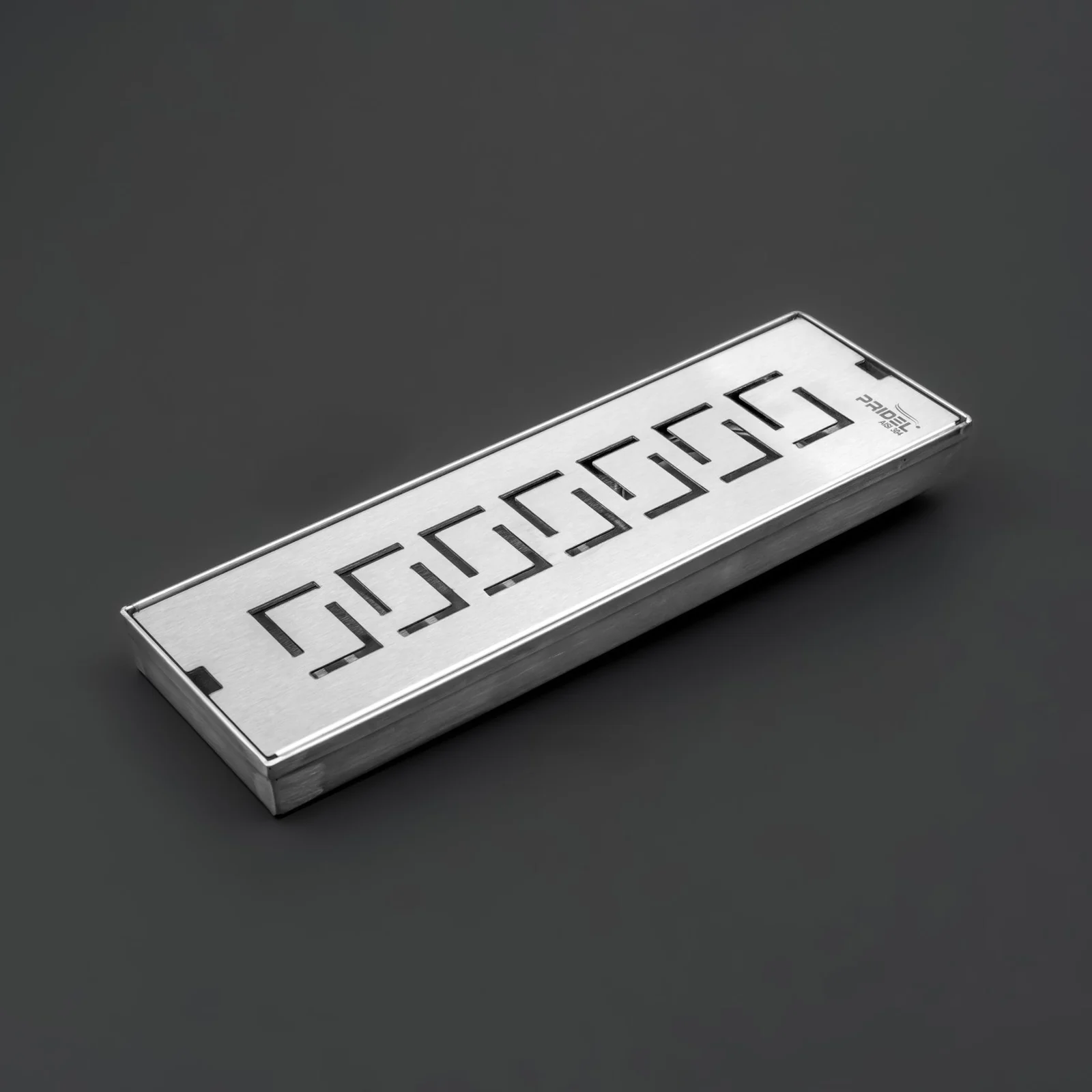 PR 204 Greek Key Shower Channel Drain