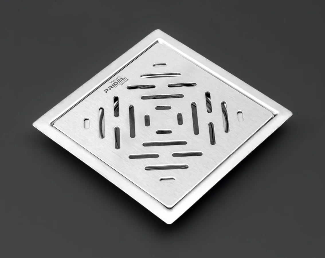 PR 804 RIPPLE Flat Cut Floor Drain